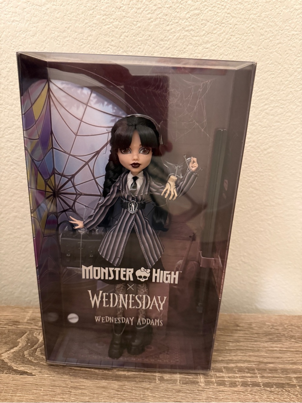 Monster High Wednesday Doll and Accessories, Wednesday Addams Collectible